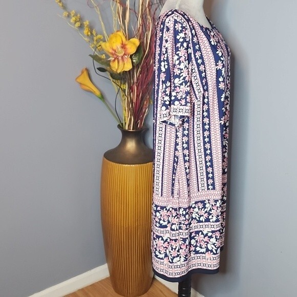 Eliza J Floral Border Print Jersey Dress Size 18W NWT - Picture 13 of 16